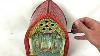 Vintage J Chein Organ Tin Toy Wind Up Music Box Lithograph Antique Old Rare