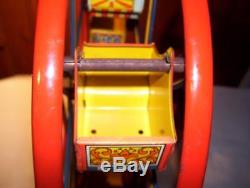 Vintage J. Chein Tin Litho Hercules Ferris Wheel1930s