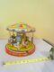 Vintage J. Chein Tin Litho Wind Up Playland Merry Go Round Excellent-working