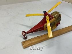 Vintage Japan Tin Windup Helicopter