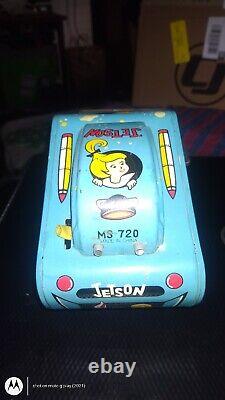 Vintage Jetsons Tin Wind-up Toy Tank
