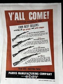 Vintage Kadet Toy Trainer Rifles Parris MFG. Co. Savannah Tennessee K-23 Bayonet