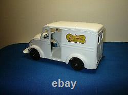 Vintage Kingsbury Heavy Tin Wind Up / Pressed Steel Pure Milk Divco Van