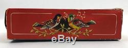 Vintage Kohler Germany Wind Up Toy Tin Singing Bird with Box & Key