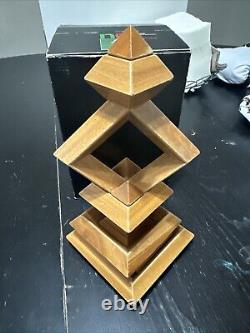 Vintage Kurt Naef Diamant (Diamond) Wood Toy/Puzzle withBox