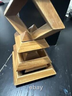 Vintage Kurt Naef Diamant (Diamond) Wood Toy/Puzzle withBox