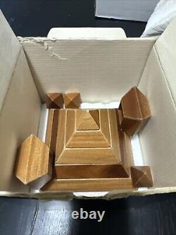 Vintage Kurt Naef Diamant (Diamond) Wood Toy/Puzzle withBox