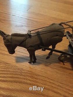 Vintage LEHMANN''Stubborn Donkey'' No. 425 Tin Wind-Up Toy in an original box