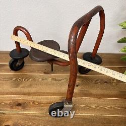 Vintage Late 1940's Fageol Walkee Kids Bike Tricycle Red Metal Frame Ohio