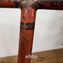 Vintage Late 1940's Fageol Walkee Kids Bike Tricycle Red Metal Frame Ohio