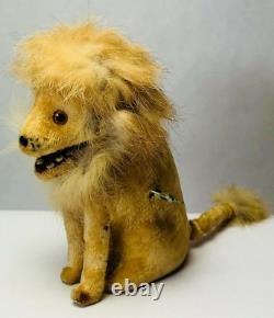 Vintage LiINEMAR Mechanical LION Wind-up Toy Lion Working Condition See Video