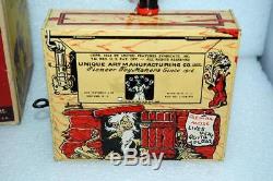 Vintage Li'l Abner Unique Art Dogpatch Band Tin Wind-up Toy & Box Works