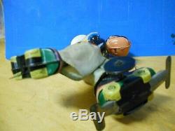 Vintage Linemar/marx Mechanical Roller Skater Popeye Tin Wind-up Toy-works Great