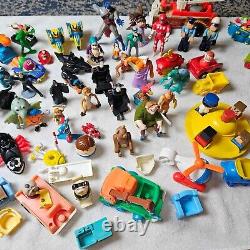 Vintage Lot of Restaurant Toys-(Disney, Mario, GI Joe) NewithLoose & Fisher Price