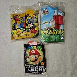 Vintage Lot of Restaurant Toys-(Disney, Mario, GI Joe) NewithLoose & Fisher Price
