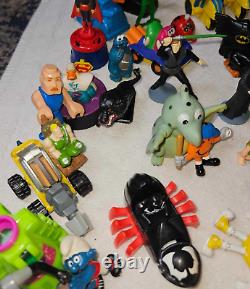 Vintage Lot of Restaurant Toys-(Disney, Mario, GI Joe) NewithLoose & Fisher Price