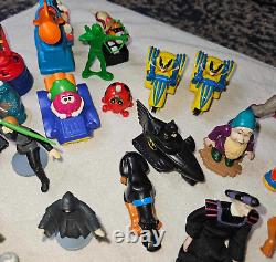 Vintage Lot of Restaurant Toys-(Disney, Mario, GI Joe) NewithLoose & Fisher Price