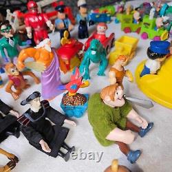 Vintage Lot of Restaurant Toys-(Disney, Mario, GI Joe) NewithLoose & Fisher Price