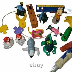 Vintage Lot of Restaurant Toys-(Disney, Mario, GI Joe) NewithLoose & Fisher Price