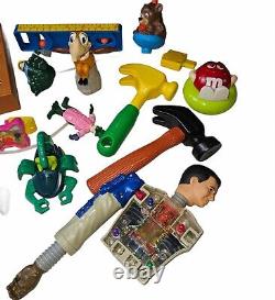Vintage Lot of Restaurant Toys-(Disney, Mario, GI Joe) NewithLoose & Fisher Price