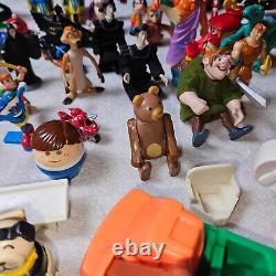 Vintage Lot of Restaurant Toys-(Disney, Mario, GI Joe) NewithLoose & Fisher Price