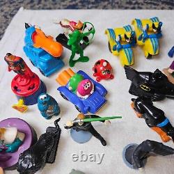 Vintage Lot of Restaurant Toys-(Disney, Mario, GI Joe) NewithLoose & Fisher Price