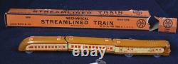 Vintage Louis Marx & Co #M10000 STREAMLINED MINIATURE Passenger & Mail TRAIN 11