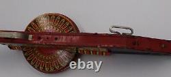 Vintage MARX 1950's Tin Litho Wind Up GMAN Gangster Toy Gun