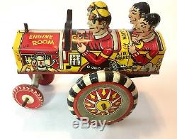 Vintage MARX Old Jalopy College Boys Crazy Car Tin Litho Wind-Up Toy