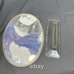 Vintage Magic Window Wham-O Blue & White Pink Glitter Sand Art RARE MIX COLORS