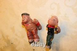 Vintage Marx 1930's POPEYE THE CHAMP wind up tin toy