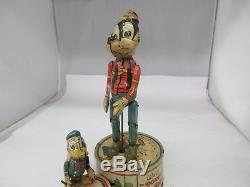 Vintage Marx 1946 Walt Disney Donald Duck & Goofy Duet, Marx Wind Up Toy G-165
