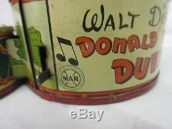 Vintage Marx 1946 Walt Disney Donald Duck & Goofy Duet, Marx Wind Up Toy G-165