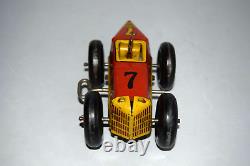 Vintage Marx #7 Midget Racer Race Car Wind Up Works Good