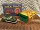 Vintage Marx Dick Tracy Police Station Tin Wind Up Toy With Reproduction Box
