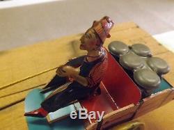Vintage Marx Hee-Haw Wind-Up Balky Mule Toy With Original Box Working Mint