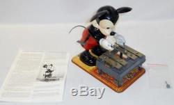 Vintage Marx Linemar Walt Disney Productions Mickey Mouse Tin Wind Up Toy Rare