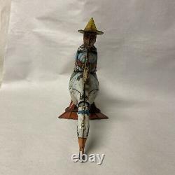 Vintage Marx Mother Goose Wind-up Tin Litho Toy