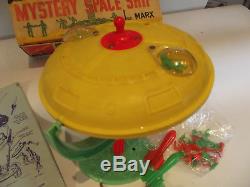 Vintage Marx Mystery Spaceship Flying Saucer in Original Box 1950s