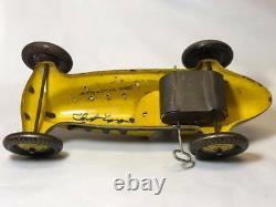 Vintage Marx Pressed Steel Wind Up Race Indy 500 Car #8