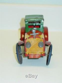 Vintage Marx Tin Litho Racer Car, Wind Up Toy Vehicle, Works
