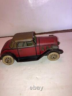 Vintage Marx Tin Lithographed 1930's Wind Up Car