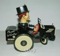 Vintage Marx Tin Wind Up Charlie Mccarthy Crazy Car