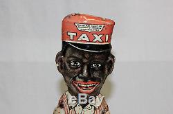 Vintage Marx Tin Wind Up Fresh Air Taxi Amos Walker Toy 1930 Works VG Must L@@K