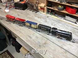 Vintage Marx Toys Tin Wind Up Train Set WORKING CONDITION New York Central