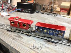 Vintage Marx Toys Tin Wind Up Train Set WORKING CONDITION New York Central
