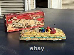 Vintage Marx Walt Disney Parade Mechanical Roadster with box Clean Windup