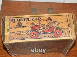 Vintage Marx Whoopie Car Wind Up Toy Box Only