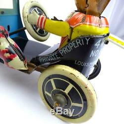 Vintage Marx Wind Up Tin Litho Toy Car Funny Flivver 1926 NICE-COMPLETE-WORKS