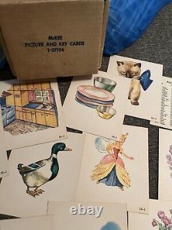 Vintage Mckee Picture & Key Cards Illustrated Cards Set Over 100 Cards Read Desc